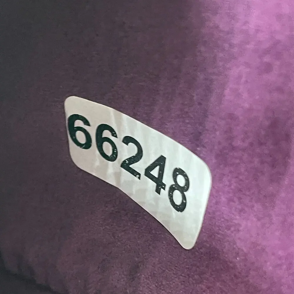 LL BEAN Shirt Womens S Velvet Button Up Long Sleeve Shacket Cotton Purple - Picture 12 of 12